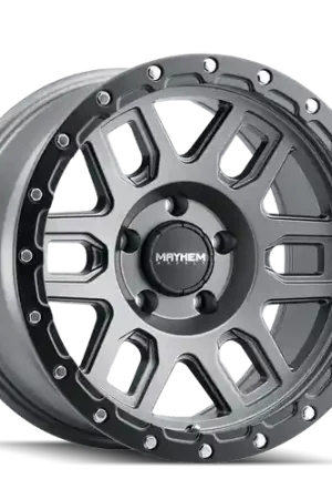 Mayhem Delta 8304 5x139.7 17x9+0 Matte Gunmetal W/Matte Black Lip Warranty Included