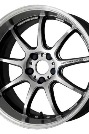 Work Emotion D9r 5x108 18x7.5 +47 Gt Silver Rim Cut Clearance