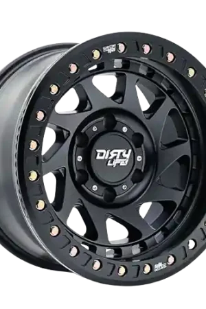 Dirty Life Enigma Race 9313 8x170 17x9-12 Matte Black Fresh Stock