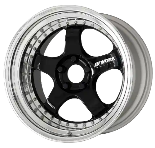 Flash Sale Work Meister S1 3P 5x114.3 18x8+43 R Disk Black