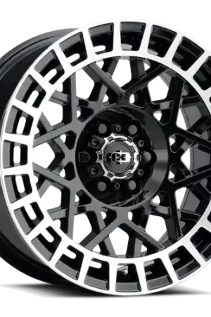 Vision Street-Designs 349 Savage 6x139.7 18x8.5+12 Gloss Black Machined Lip Bargain