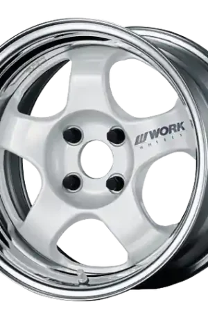 Hot Deal Work Meister S1 2P 5x120 15x9.5+12 A Disk White