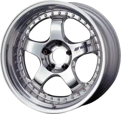 Work Meister S1 3P 5x120.65 19x9+29 O Disk Bright Buff Finish New Release