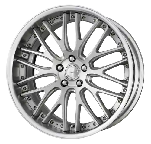 Fresh Stock Work Gnosis Gr204 5x120.65 19x11.5+12 W Disk Brush Silver Clear