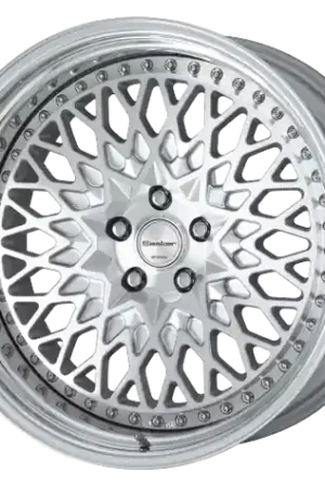Work Gran Seeker Ccx 5x112 19x10.5+-25 R Disk Machined Silver Polish Original