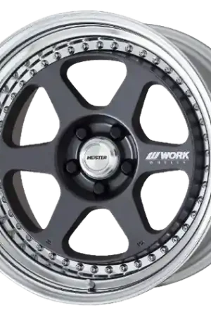 Work Meister L1 3P 5x120.65 19x9.5-37 T Disk Matte Gunmetal Special Offer