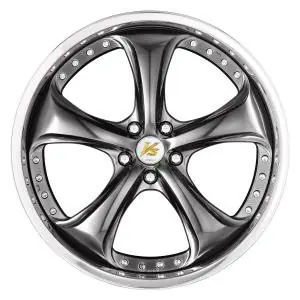 Work Wheels VS-KF 5x115 21x10+15 Brilliant Silver Black A Disk FULL REVERSE Trusted Brand