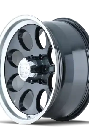 Luxury Ion Type 171 5x135 16x10-38 Black/Machined Lip