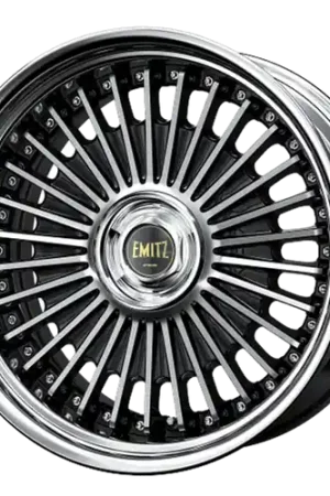 Affordable Work Emitz Black Polish 5x112 19x8.5 +0