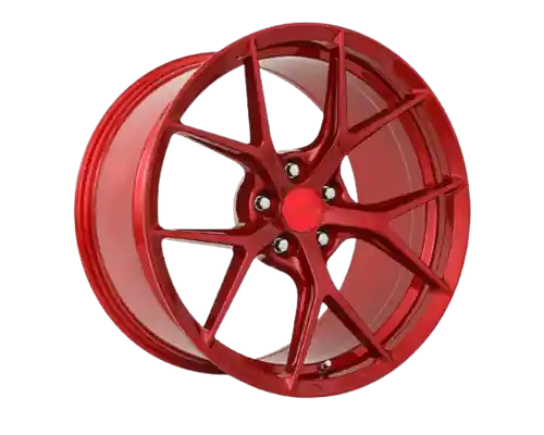 MRR FS6 5x108 19x8.5  +35 Candy Red Worldwide Shipping