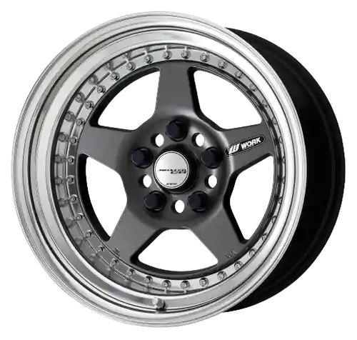 Work Meister Cr01 4x100 15x10+22 A Disk Matte Gunmetal Free Shipping