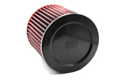 BMC Single Air Universal Conical Filter w/Carbon Top - 76mm Inlet / 140mm H - FBSA76-140C Instant Buy