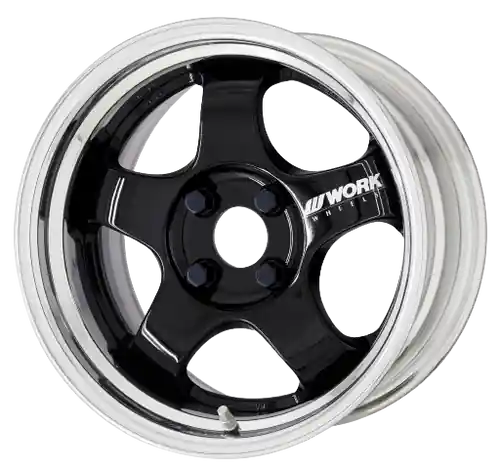 Hassle-Free Returns Work Meister S1 2P 4x114.3 15x9.5+45 R Disk Black
