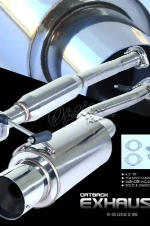 Lexus IS Option Racing Cat-Back Exhaust - 41-31119 Grab Now