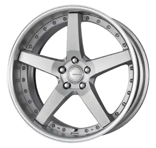 Worldwide Shipping Work Gnosis Gr203 5x112 21x10+12 H Disk Brush Silver Clear