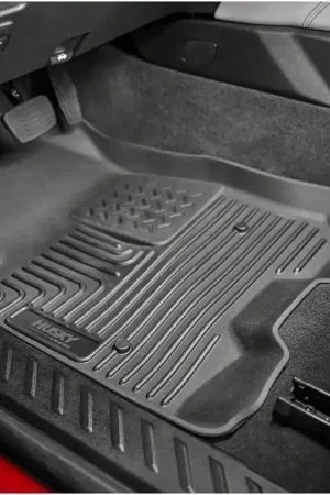Grab Now Husky Liners WeatherBeater Front Floor Liners; Black