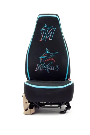 Coverking Universal Ultisuede Seat Cover with Miami Marlins Logo Get Yours