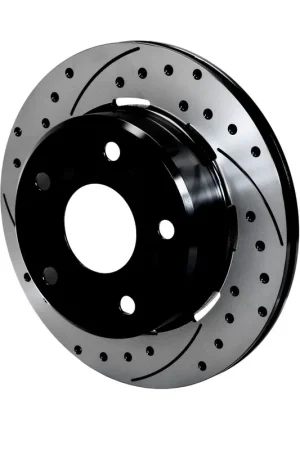 Wilwood Rotor-1.91in Offset-SRP-BLK-Drill-LH 12.19 x .810 - 5 x 5.50 — PMD Premier Motoring Development Direct From Manufacturer