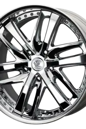 Work Ls Brightring Suv 5x150 22x9.5+8 O Disk Super Chrome Brand New