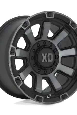 XD XD852 GAUNTLET 5X127/5X139.7 20X10 -18 SATIN BLACK WITH GRAY TINT Certified