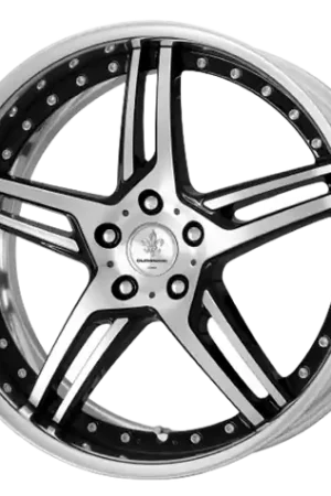 DURANDAL DD5.2 BLACK POLISHED 5x115 18X9.5 +78MM Money Back Guarantee
