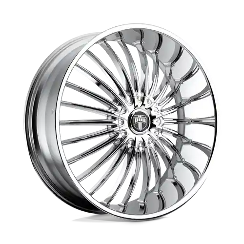 DUB 1PC S140 SUAVE 5X115/5X120.65 24X9.5 +15 CHROME PLATED Get Yours