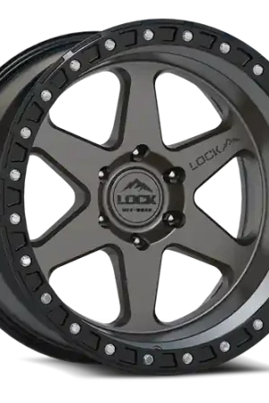 Hassle-Free Returns LOCK OFFROAD OLYMPUS 5x127 18x9 -12 Matte Grey W Matte Black Ring