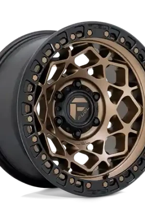 Fuel 1PC D785 UNIT 6X114.3 17X9 +1 BRONZE WITH MATTE BLACK RING Modern