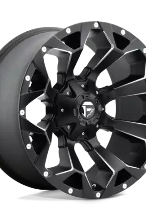 Don’t Miss Out Fuel 1PC D546 ASSAULT BLANK 20X10 -18 MATTE BLACK MILLED