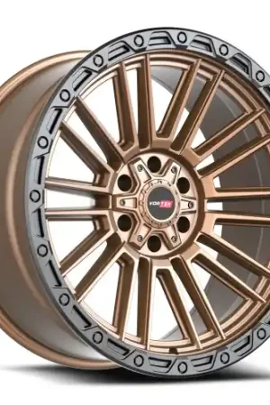 Vortek VRT-604 6x135/6x139.7 17x9 +12 Matte Bronze With Black Bead Ring Low Price