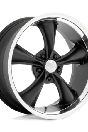 Factory Price American Racing Vintage VN338 BOSS TT 5X114.3 18X8 +2 TEXTURED BLACK W/ DIAMOND CUT LIP