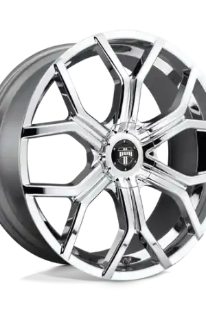 Bargain DUB 1PC S207 ROYALTY BLANK 22X9.5 +10 CHROME PLATED