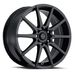 Focal 428SB F-04 5X100/5x114.3 16x7 +48 Satin Black w/Satin Clear Coat Same Day Shipping