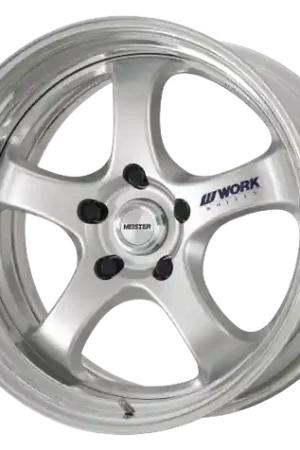 Work Meister S1R 5x108 18x11.5+38 R Disk Feinheit Silver II Mega Sale