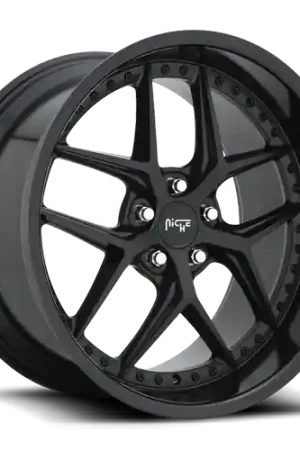 Today Only Niche M226 Vice Wheel 19x9.5 5x114.3 Black 35mm - FREE T-SHIRT INCLUDED!