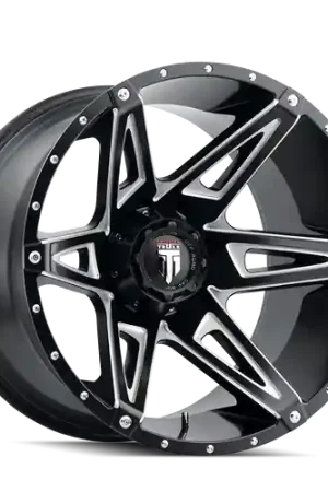 American Truxx Kutz AT1902 6x135 20x9-12 Black/Milled Luxury