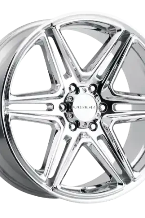 Super Sale Vision Street-Designs 476 Wedge 6x135 22x9.5+30 Chrome