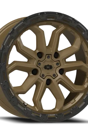 Vision Korupt 405 Wheel 17x9 5x139.7 Satin Bronze 12mm - FREE T-SHIRT INCLUDED! Special Discount