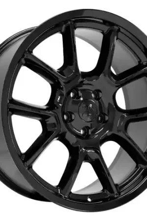 OE Wheels DG21 5x127 22x9.5+29 Black In Demand