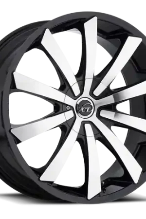 Price Drop Vct V48 Wheel 22x9.5 6x115 & 6x139.7 Black Machined 30mm