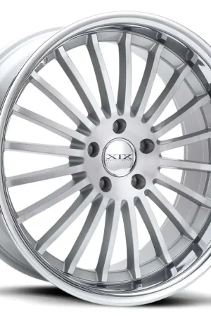 Xix X59 Wheel 22x9 5x115 Silver Brushed With Stainless Steel Lip 15mm Fan Favorite