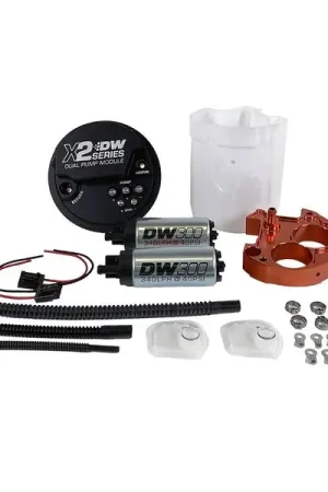 Super Sale DeatschWerks X2 Series Fuel Pump Module with Dual DW300 Fuel Pumps - 2008-2014 Subaru WRX / 2008-2021 Subaru STI