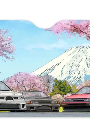 One Day Deal Tomei Sun Shade - GDB/BNR32/AE86 Cherry Blossom Mt. Fuji - Universal