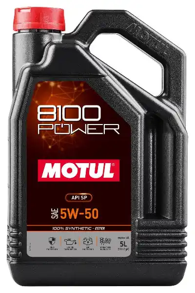 Factory Price Motul 8100 POWER 5w-50 100% Synthetic Engine Oil - 5L - Universal