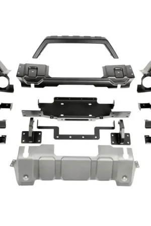 Shop Now Rugged Ridge Venator Front Bumper W/Overrider & Winch Tray JL