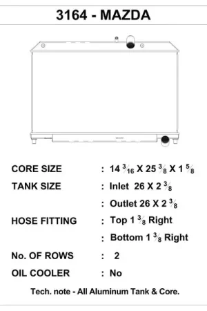Special Discount CSF 04-08 Mazda RX-8 Radiator