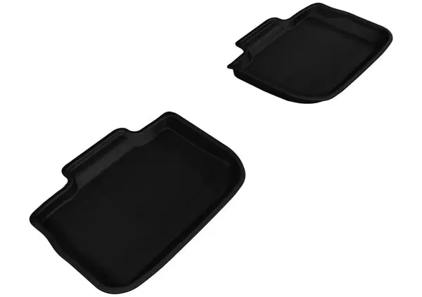 3D MAXpider 2011-2020 Dodge/Chrysler Charger/300/300C Kagu 2nd Row Floormats - Black New Arrival