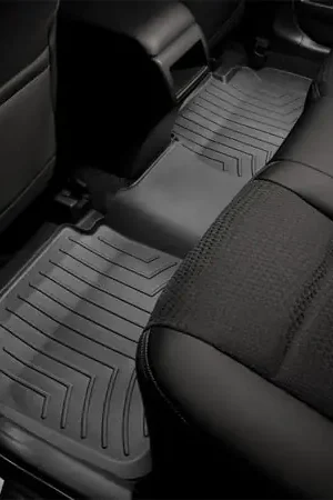 WeatherTech 2016+ Nissan Titan XD Crew Cab Rear FloorLiner - Black Hot Picks