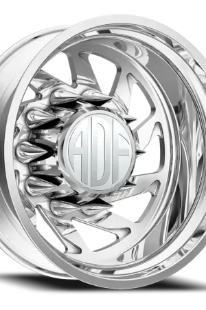 Flash Sale Adf Contractor Right Dually Wheel 22x8.25 8x200 Polished -167mm - MINIMUM PURCHASE OF 4 - FREE T-SHIRT INCLUDED!