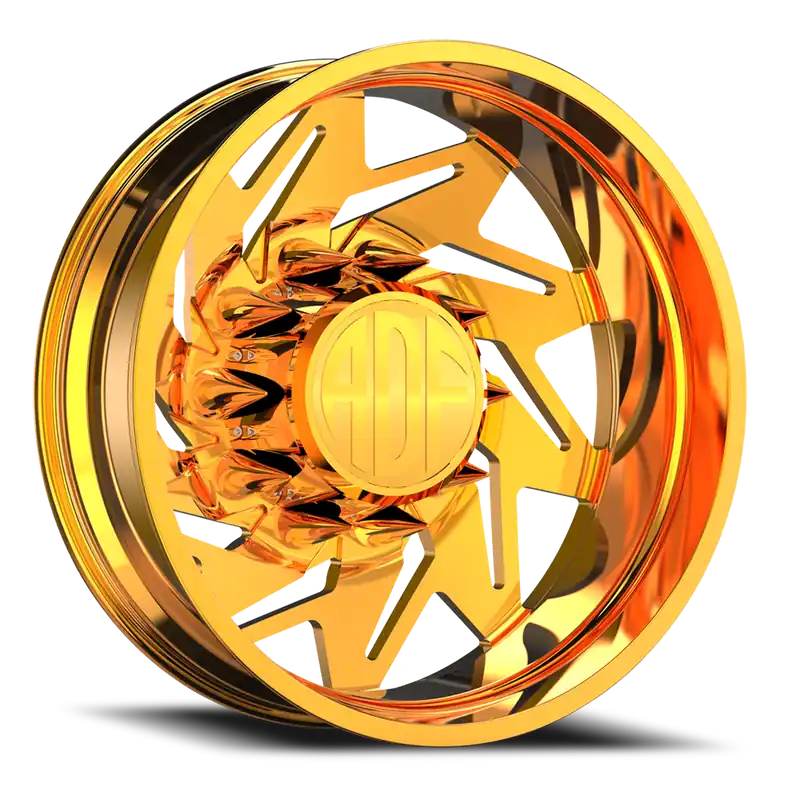 Adf Flex Right Dually Wheel 20x8.25 10x225 24K Gold -167mm - MINIMUM PURCHASE OF 4 - FREE T-SHIRT INCLUDED! Affordable
